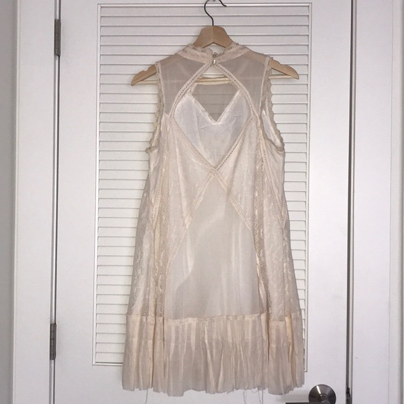 Free People Angel Lace Shift Dress Size M - Picture 6 of 7